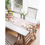 - SuetRunner-3639-Gorsel2 - Realhomes  Realhomes Bahar Çiçekleri Dijital Baskılı Modern Süet Runner Realhomes