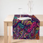 - SuetRunner-3649-Gorsel1 - Realhomes Realhomes Mavi Desenli Dijital Baskılı Süet Runner Realhomes