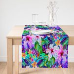 - SuetRunner-3662-Gorsel1 - Realhomes Realhomes Mavi Zeminli Rengarenk Çiçekler Modern Süet Runner Realhomes