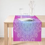 Realhomes Özel Tasarım Dijtal Baskılı Modern Süet Runner Realhomes