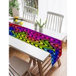 Realhomes Multi Renkler Dijital Baskılı Modern Süet Runner Realhomes