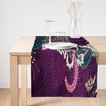 - SuetRunner-3679-Gorsel1 - Realhomes Realhomes Mor Zeminli 3d Dijital Baskılı Modern Süet Runner Realhomes