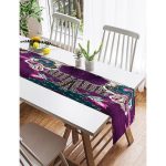 - SuetRunner-3679-Gorsel2 - Realhomes Realhomes Mor Zeminli 3d Dijital Baskılı Modern Süet Runner Realhomes