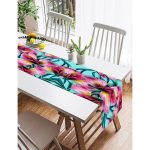 - SuetRunner-3703-Gorsel2 - Realhomes Realhomes Mavi Zeminli Rengarenk Çiçekler Modern Süet Runner Realhomes