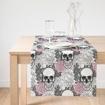 Realhomes Özel Tasarım Dijtal Baskılı Modern Süet Runner Realhomes