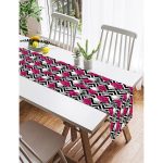 Realhomes Özel Tasarım Dijtal Baskılı Modern Süet Runner Realhomes