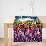 Realhomes Özel Tasarım Dijtal Baskılı Modern Süet Runner Realhomes