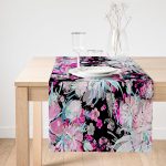 Realhomes Özel Tasarım Dijtal Baskılı Modern Süet Runner Realhomes