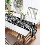 - SuetRunner-3757-Gorsel2 - Realhomes Realhomes Zebra Desenli Dijital Baskılı Modern Süet Runner Realhomes