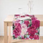 - SuetRunner-3760-Gorsel1 - Realhomes  Realhomes Pembe Güller Dijital Baskılı Modern Süet Runner Realhomes