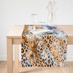 - SuetRunner-3788-Gorsel1 - Realhomes  Realhomes Leopar Motifli Dijital Baskılı Süet Runner Realhomes
