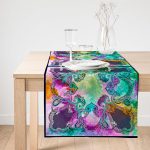 - SuetRunner-3807-Gorsel1 - Realhomes  Realhomes Mavi Desenli Dijital Baskılı Süet Runner Realhomes