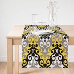 Realhomes Özel Seri Dijital Baskılı Modern Süet Runner Realhomes