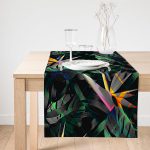 Realhomes Özel Seri Dijital Baskılı Modern Süet Runner Realhomes