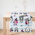 - SuetRunner-3834-Gorsel1 - Realhomes  Realhomes Mavi Çizgili Kurukafa Motifli Modern Tasarımlı Süet Runner Realhomes