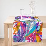 Realhomes Summer Özel Seri Dijital Baskılı Modern Süet Runner Realhomes