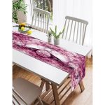 Realhomes Özel Tasarım Dijtal Baskılı Modern Süet Runner Realhomes