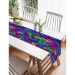 Realhomes Baklava Desenli Özel Tasarım Dijital Baskılı Modern Süet Runner Realhomes