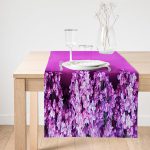 - SuetRunner-3848-Gorsel1 - Realhomes  Realhomes Mor Çiçek Motifli Dijital Baskılı Modern Süet Runner Realhomes