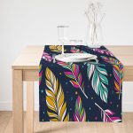 - SuetRunner-3855-Gorsel1 - Realhomes Realhomes Lacivert Zeminli Etnik Motifler Dijital Baskılı Modern Süet Runner Realhomes