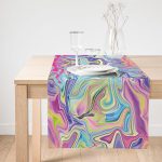 - SuetRunner-3865-Gorsel1 - Realhomes  Realhomes Ebru Desenli Dijital Baskılı Modern Süet Runner Realhomes