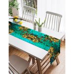 Realhomes Özel Tasarım Dijtal Baskılı Modern Süet Runner Realhomes