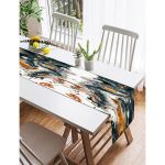 - SuetRunner-3876-Gorsel2 - Realhomes  Realhomes Suluboya Desenli Dijital Baskılı Modern Süet Runner Realhomes