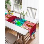 - SuetRunner-3888-Gorsel2 - Realhomes Realhomes Kuş Motifli Dijital Baskılı Modern Süet Runner Realhomes