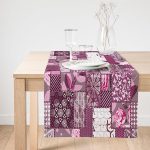 - SuetRunner-3889-Gorsel1 - Realhomes Realhomes Patchwork Desen Dijital Baskılı Modern Süet Runner Realhomes