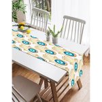 Realhomes Etnik Motifli Dijital Baskılı Modern Süet Runner Realhomes