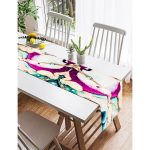 Realhomes Özel Seri Dijital Baskılı Modern Süet Runner Realhomes