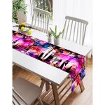 Realhomes Özel Seri Dijital Baskılı Modern Süet Runner Realhomes