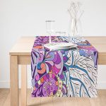 - SuetRunner-3919-Gorsel1 - Realhomes  Realhomes Pembe Etnik Motifli Dijital Baskılı Süet Runner Realhomes