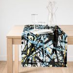 - SuetRunner-3920-Gorsel1 - Realhomes Realhomes Renkli Mozaik Desenli Özel Tasarım Dijital Baskılı Modern Süet Runner Realhomes