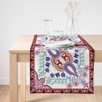 - SuetRunner-3927-Gorsel1 - Realhomes  Realhomes Çini Desenli Dijital Baskılı Modern Süet Runner Realhomes