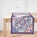 - SuetRunner-3928-Gorsel1 - Realhomes  Realhomes Çini Desenli Dijital Baskılı Modern Süet Runner Realhomes