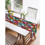 - SuetRunner-3929-Gorsel2 - Realhomes Realhomes Renkli Zeminde Kurukafa Motifli Dijital Baskılı Modern Süet Runner Realhomes