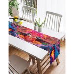 - SuetRunner-3935-Gorsel2 - Realhomes  Realhomes Sulu Boya Desenli Özel Tasarım Dijital Baskılı Modern Süet Runner Realhomes