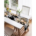 - SuetRunner-3936-Gorsel2 - Realhomes  Realhomes Kaz Ayağı Zeminde Rengarenk Çiçekler Dijital Baskılı Modern Süet Runner Realhomes