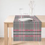 - SuetRunner-3938-Gorsel1 - Realhomes  Realhomes Ekose Desenli Dijital Baskılı Modern Süet Runner Realhomes