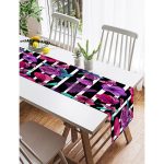 - SuetRunner-3944-Gorsel2 - Realhomes Realhomes Çizgili Zeminde Rengarenk Çiçekler Dijital Baskılı Modern Süet Runner Realhomes