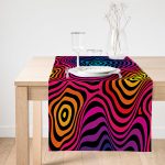 Realhomes Özel Tasarım Dijital Baskılı Modern Süet Runner Realhomes