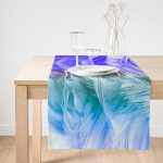 Realhomes Özel Tasarım Dijital Baskılı Modern Süet Runner Realhomes