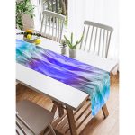 Realhomes Özel Tasarım Dijital Baskılı Modern Süet Runner Realhomes