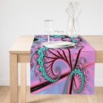 Realhomes Özel Tasarım Dijital Baskılı Modern Süet Runner Realhomes