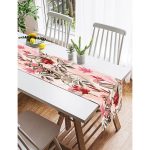 Realhomes Özel Tasarım Dijital Baskılı Modern Süet Runner Realhomes