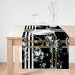 Realhomes Özel Tasarım Dijital Baskılı Modern Süet Runner Realhomes