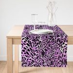 Realhomes Özel Tasarım Dijital Baskılı Modern Süet Runner Realhomes