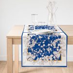 Realhomes Özel Tasarım Dijital Baskılı Modern Süet Runner Realhomes