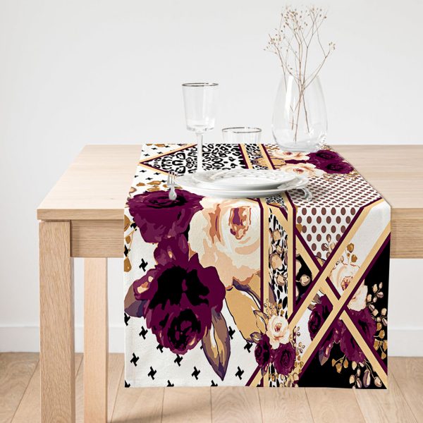 - SuetRunner-4015-Gorsel1 - Realhomes  Realhomes Özel Tasarım Dijital Baskılı Modern Süet Runner Realhomes